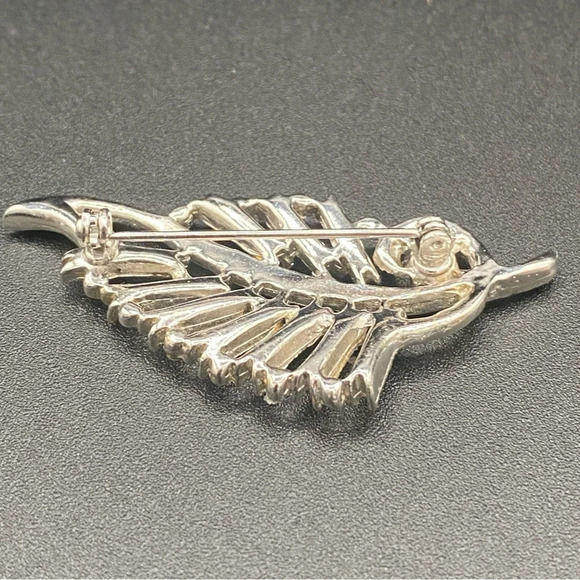 1950s Retro Sparkly Rhinestone Brooch - Picture 6 of 7